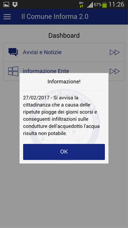 Il Comune Informa 2.0 - Scheda del Comune