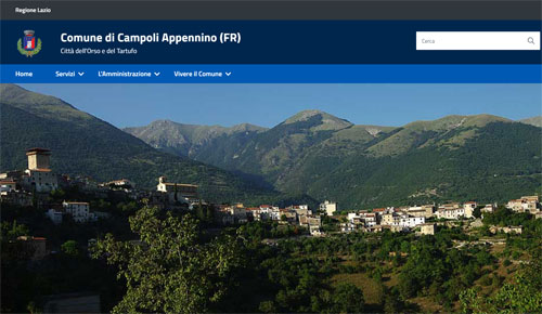 E' online il nuovo sito del comune di Campoli Appennino (FR)