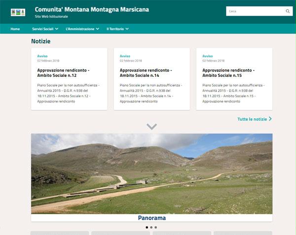 E' online il nuovo sito della Comunit Montana Montagna Marsicana
