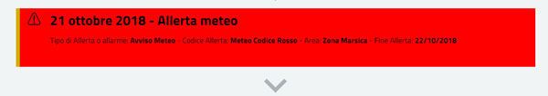 allerta meteo rosso