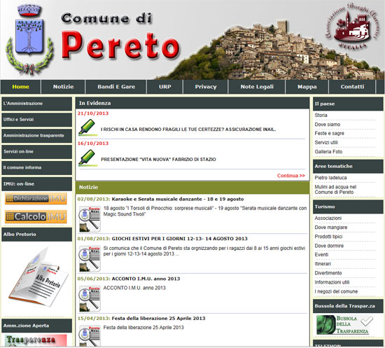 Comune di Pereto (aq)