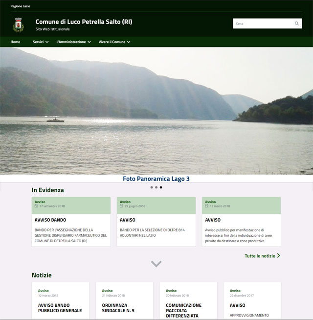 Sito del Comune di Petrella Salto (RI)