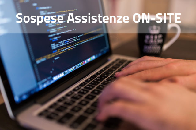 Sospese assistenza on-site