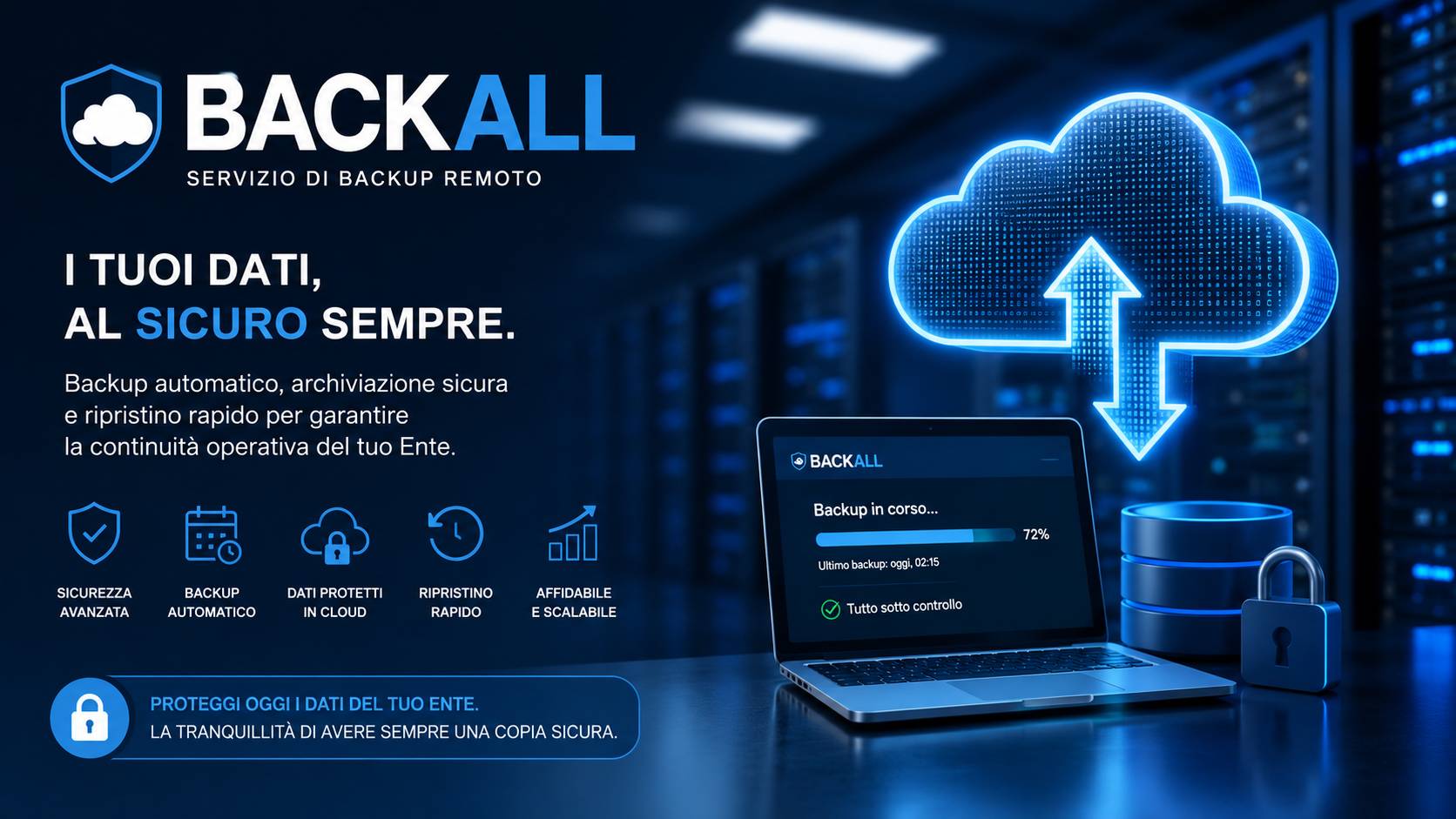 Servizio di backup remoto - BACKALL